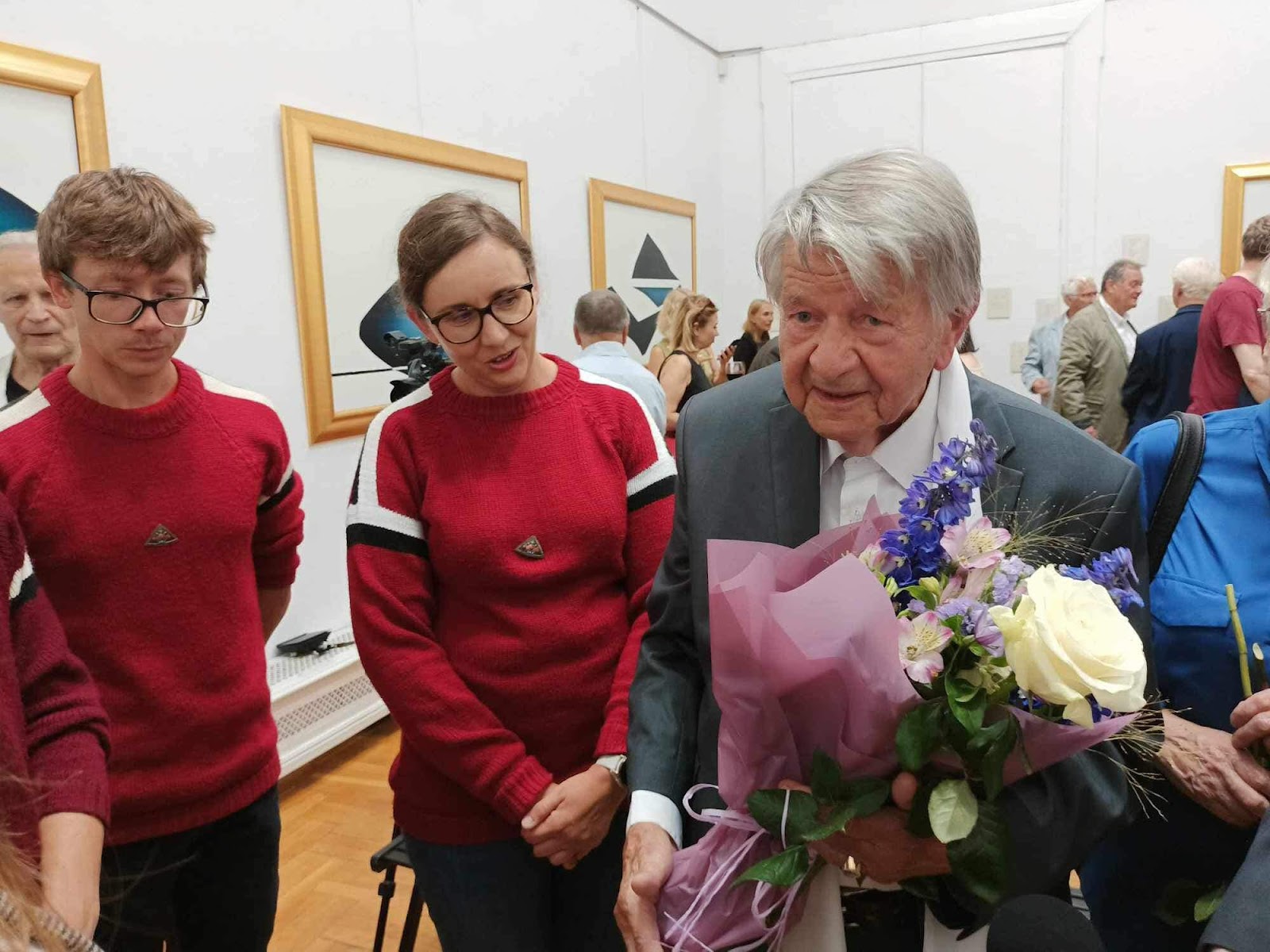 Podziękowania od Janusza Trzebiatowskiego po wernisażu jubileuszowej wystawy