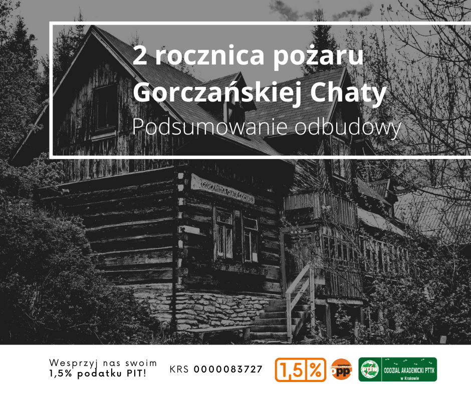 Dwa lata odbudowy Gorczańskiej Chaty