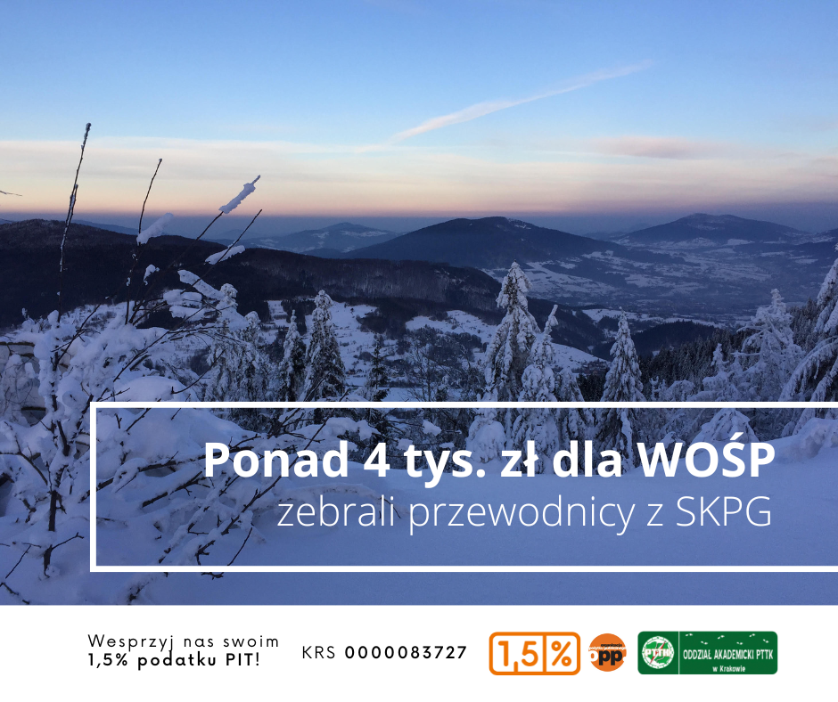 SKPG Kraków zebrało ponad 4 tysięce złotych na WOŚP